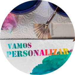 Placa PVC Redonda 25cm
