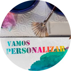 Placa PVC Redonda 25cm
