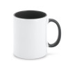 Caneca em Cerâmica com Asa Preta Personalizada