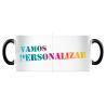 Caneca em Cerâmica com Asa Preta Personalizada