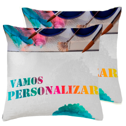 Almofada Decorativa 35x35cm Personalizada em 2 lados