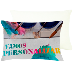Almofada Decorativa 25x40cm Personalizada em 1 lado