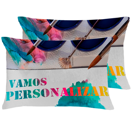 Almofada Decorativa 25x40cm Personalizada em 2 lados
