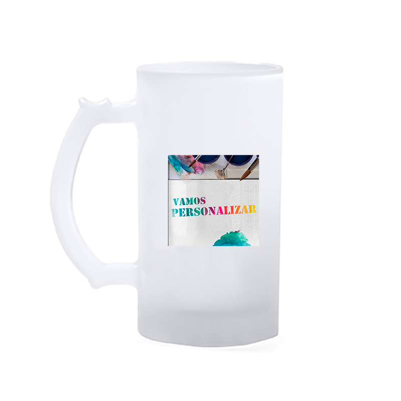 Personalized Adaya frosted glass mug