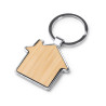 Personalized house-shaped keychain