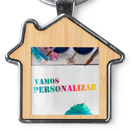 Porta-chaves em forma de casa personalizado