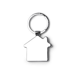 Personalized house-shaped keychain