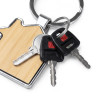 Personalized house-shaped keychain