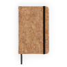 Personalized A6 notebook with cork cover