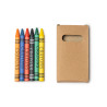 Personalized 6-Pack Wax Crayons in Custom Cardboard Box – The Perfect Kids' Gift