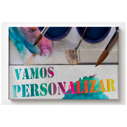 Quadro em Tela Canvas Personalizada 40x60cm | Vamos Personalizar