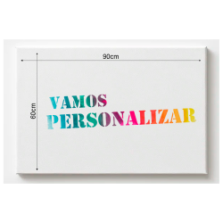 Quadro em Tela canvas personalizada com 60x90cm