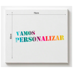 Quadro em Tela canvas personalizada com 60x70cm