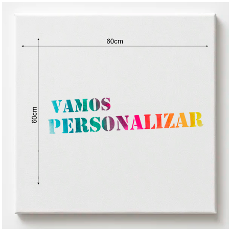 Custom canvas print 60x60cm