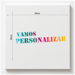 Custom canvas print 40x40cm