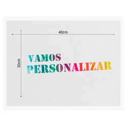 Tela canvas personalizada com 30x40cm
